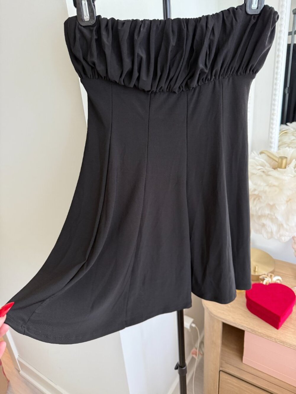 3 for $50 - Strapless Black mini dress